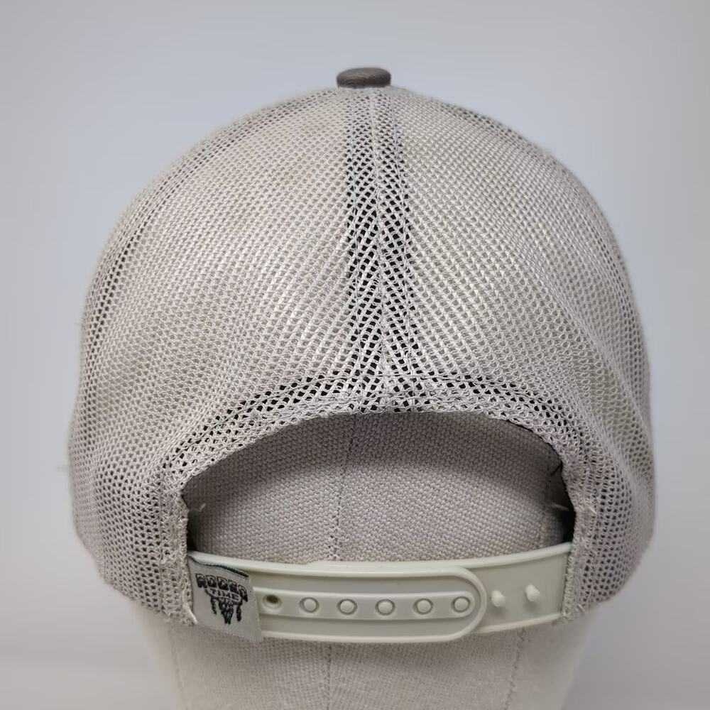 Dale Brisby Radiator Ranch Cattle Company Trucker Hat Gray OS Mesh Snapback Rope - Picture 6 of 9